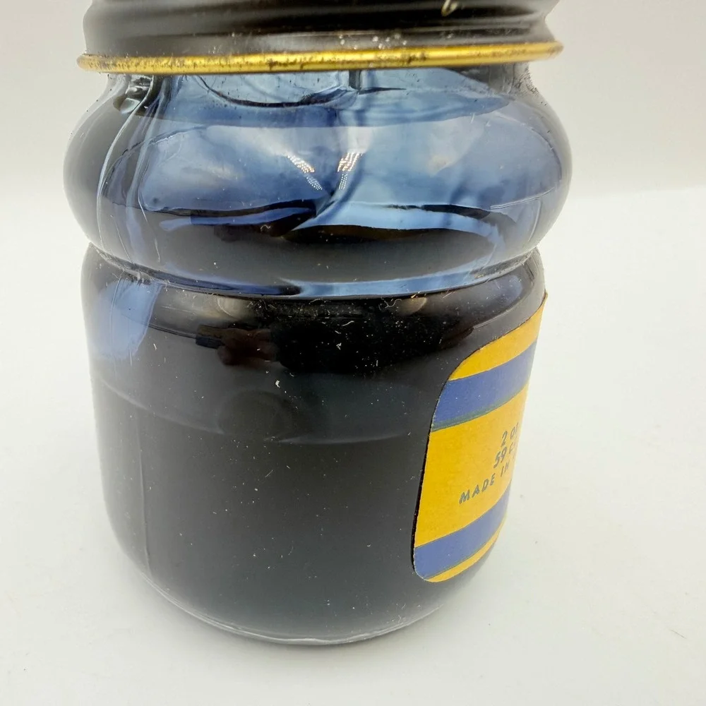 Vintage Sheaffer's Skrip Writing Fluid Washable Black 62 Ink Bottle with Box 2oz